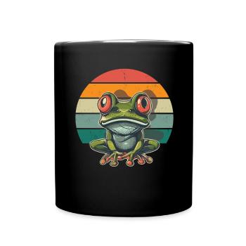 Frogs Catch Frog Hunter Frog Catcher - Full Colour Mug - black - Front