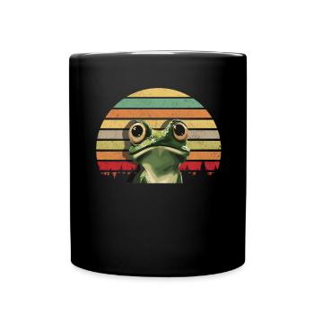 Frogs Catch Frog Hunter Frog Catcher - Full Colour Mug - black - Front
