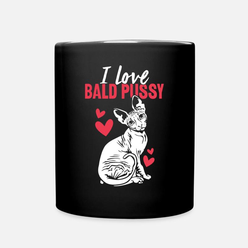 Lustige Sphynx Katze Besitzer Shirt Katze Papa Katze Mama - Tasse einfarbig - Schwarz