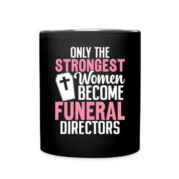 Directeur de funérailles Drôle Embaumement Funérailles - Mug uni - noir - Devant