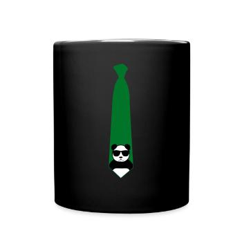 Giant Panda Tie Panda Bear - Tasse einfarbig - Schwarz - Vorne