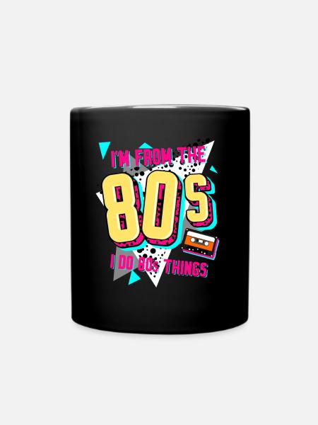 Années 80 Rétro Disco 1980 - Mug uni - noir