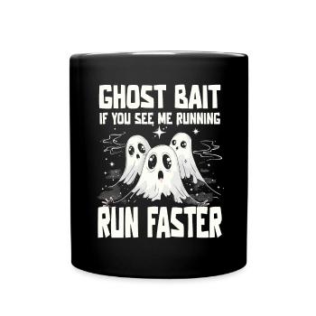 Appât fantôme Paranormal Chasseur de fantômes - Mug uni - noir - Devant
