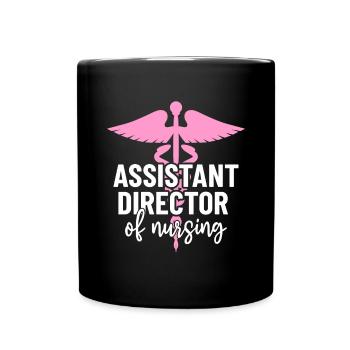 Directrice adjointe des soins infirmiers Funny ADON Nurse - Mug uni - noir - Devant