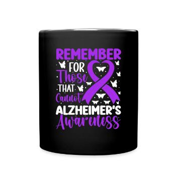N’oubliez pas pour ceux qui ne peuvent pas la démence - Mug uni - noir - Devant