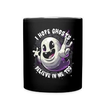 Appât fantôme Paranormal Chasseur de fantômes - Mug uni - noir - Devant
