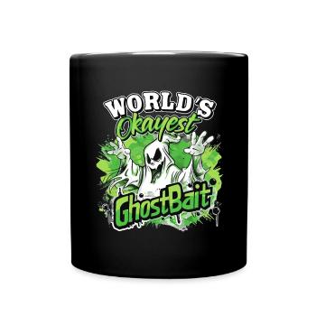Appât fantôme Paranormal Chasseur de fantômes - Mug uni - noir - Devant