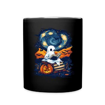 Cadeau d’Halloween Femmes Hommes Enfants Décoration - Mug uni - noir - Devant