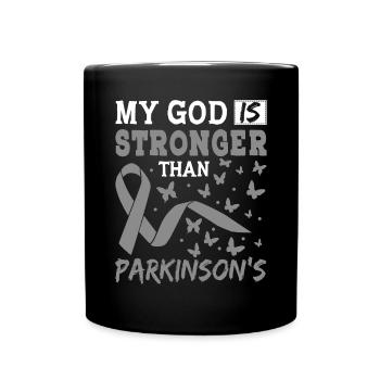 Parkinson-Bewusstsein Zentrales Nervensystem - Tasse einfarbig - Schwarz - Vorne