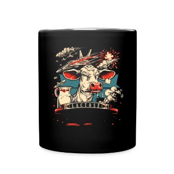 Tolérant au lactose ou intolérant au lactose - Mug uni - noir - Devant