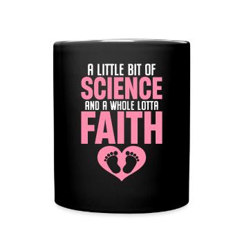 Funny IVF Egg Retrieval Day In Vitro - Full Colour Mug - black - Front