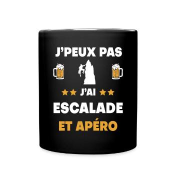I can't I climbed aperitif gift - Full Colour Mug - black - Front