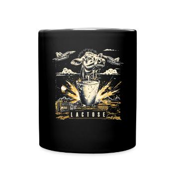 Tolérant au lactose ou intolérant au lactose - Mug uni - noir - Devant