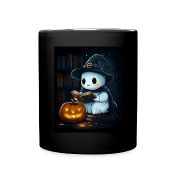 Cadeau d’Halloween Femmes Hommes Enfants Décoration - Mug uni - noir - Devant