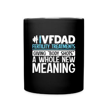 FIV papa drôle embryologie prélèvement d’ovules 1 sur 8 - Mug uni - noir - Devant