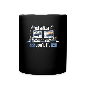 Les données ou ce n’est pas arrivé Le Big Data - Mug uni - noir - Devant
