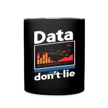 Les données ou ce n’est pas arrivé Le Big Data - Mug uni - noir - Devant