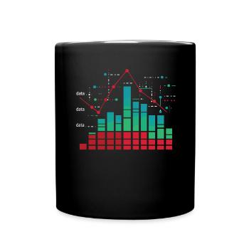Behavioral Analyst Data Coding - Full Colour Mug - black - Front