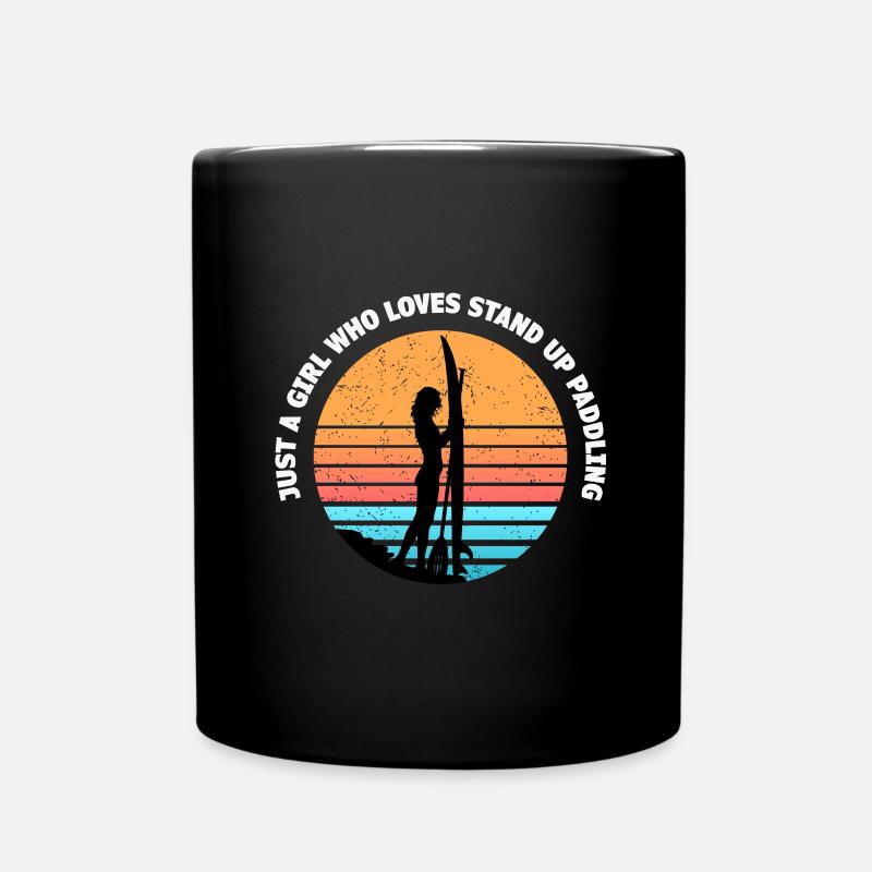 Sup Girl - Stand Up Paddle - Mug uni - noir