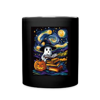 Cadeau d’Halloween Femmes Hommes Enfants Décoration - Mug uni - noir - Devant