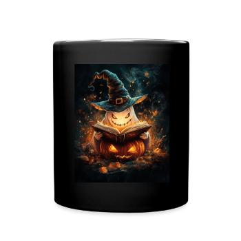 Cadeau d’Halloween Femmes Hommes Enfants Décoration - Mug uni - noir - Devant