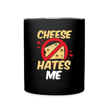 Tolérant au lactose ou intolérant au lactose - Mug uni - noir - Devant