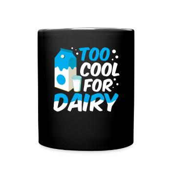Tolérant au lactose ou intolérant au lactose - Mug uni - noir - Devant