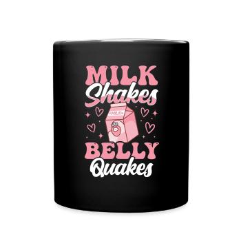 Tolérant au lactose ou intolérant au lactose - Mug uni - noir - Devant