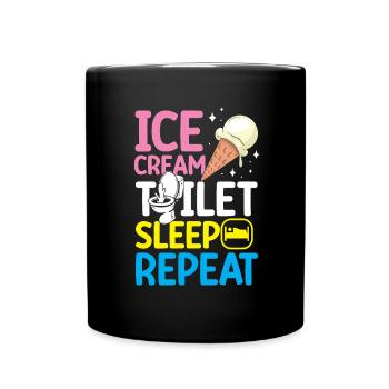 Tolérant au lactose ou intolérant au lactose - Mug uni - noir - Devant