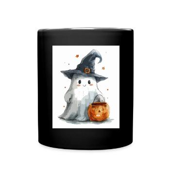 Cadeau d’Halloween Femmes Hommes Enfants Décoration - Mug uni - noir - Devant