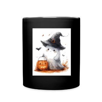 Cadeau d’Halloween Femmes Hommes Enfants Décoration - Mug uni - noir - Devant