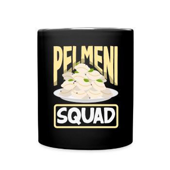 Pelmeni russes, quenelles russes - Mug uni - noir - Devant