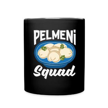 Pelmeni russes, quenelles russes - Mug uni - noir - Devant