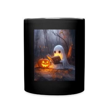 Cadeau d’Halloween Femmes Hommes Enfants Décoration - Mug uni - noir - Devant