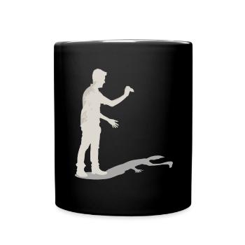 Handschattenpuppenspiel Puppen - Tasse einfarbig - Schwarz - Vorne