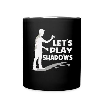 Handschattenpuppenspiel Puppen - Tasse einfarbig - Schwarz - Vorne