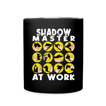 Handschattenpuppenspiel Puppen - Tasse einfarbig - Schwarz - Vorne