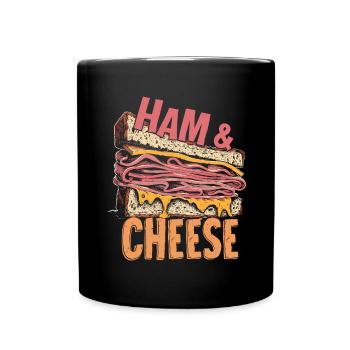 Sandwich Day Snack Celebration Sandwich - Full Colour Mug - black - Front
