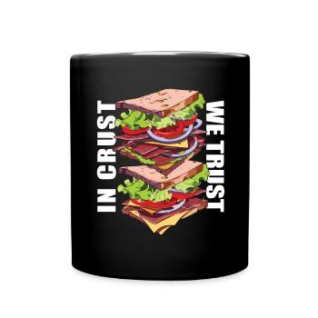 Sandwich Day Snack Celebration Sandwich - Full Colour Mug - black - Front