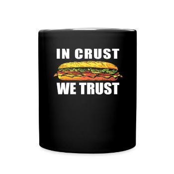 Sandwich Day Snack Celebration Sandwich - Full Colour Mug - black - Front