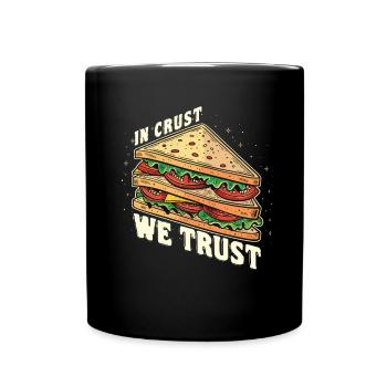 Sandwich Sandwich Snack Célébration - Mug uni - noir - Devant
