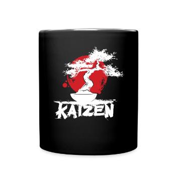 Hiragana Katakana Kaizen-methode Kaizen - Tasse einfarbig - Schwarz - Vorne