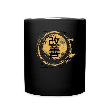 Hiragana Katakana Kaizen-methode Kaizen - Tasse einfarbig - Schwarz - Vorne