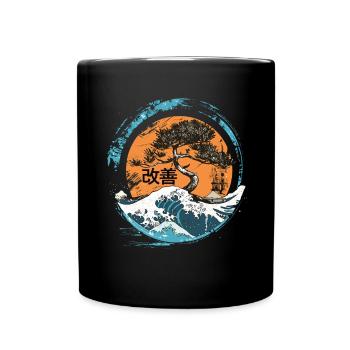 Hiragana Katakana Kaizen-methode Kaizen - Tasse einfarbig - Schwarz - Vorne
