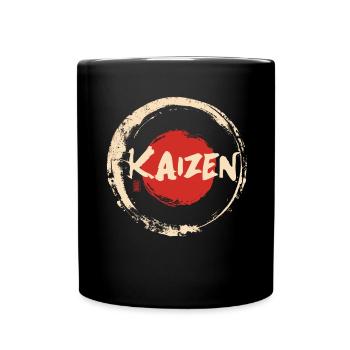 Hiragana Katakana Kaizen-methode Kaizen - Tasse einfarbig - Schwarz - Vorne