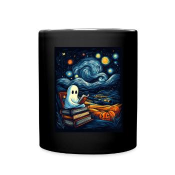 Cadeau d’Halloween Femmes Hommes Enfants Décoration - Mug uni - noir - Devant