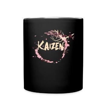 Hiragana Katakana Kaizen-methode Kaizen - Tasse einfarbig - Schwarz - Vorne