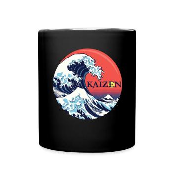 Hiragana Katakana Kaizen-methode Kaizen - Tasse einfarbig - Schwarz - Vorne