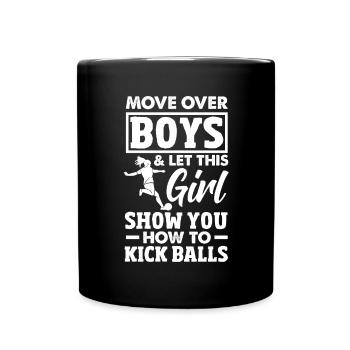 Légende du joueur de kickball - Mug uni - noir - Devant