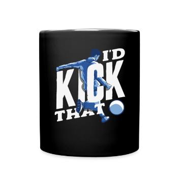 Légende du joueur de kickball - Mug uni - noir - Devant